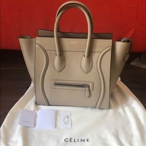 Celine mini luggage- color Dune